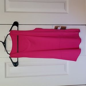 Size 2 (L) DonaJo pink racerback athletic top.